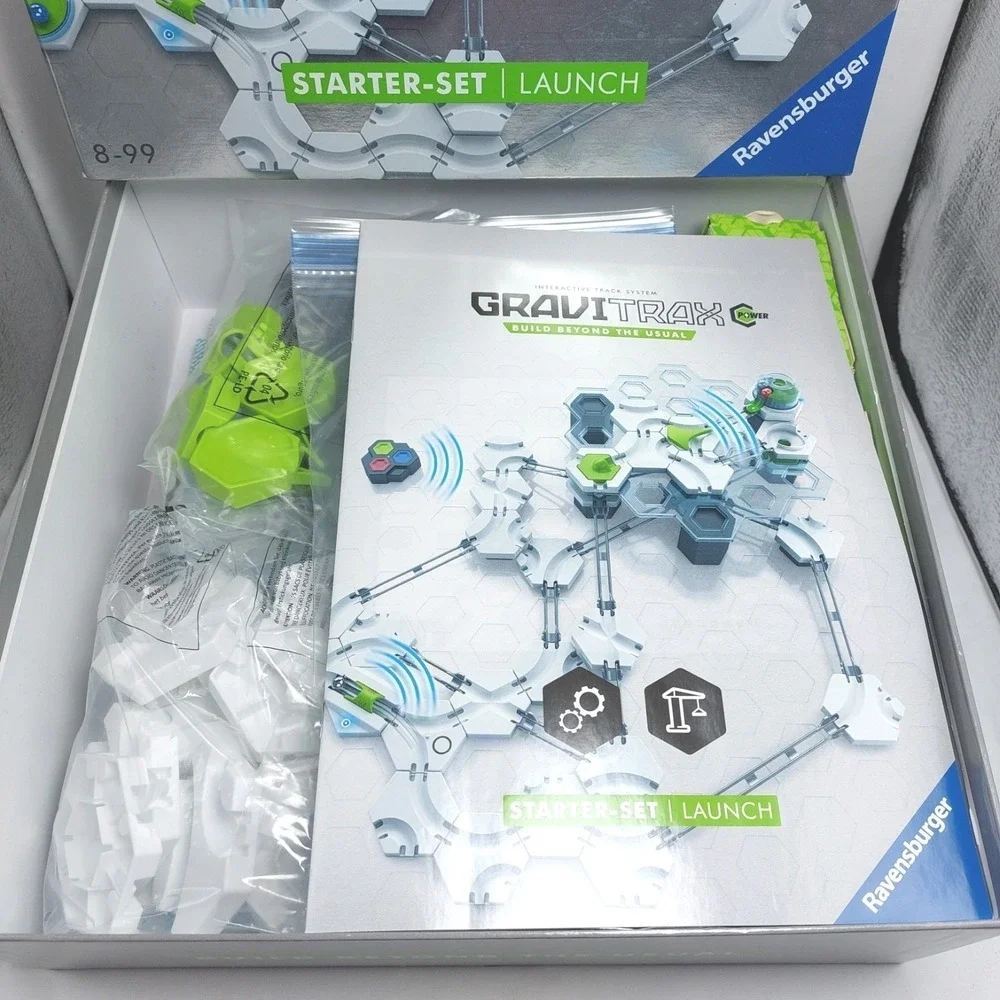 Ravensburger GraviTrax Power Starter-Set Launch Marble Run Construction Complete